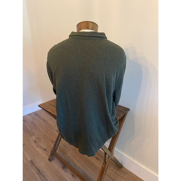 Green Lachlan Quarter Zip Pullover Size XL - Picture 2 of 3